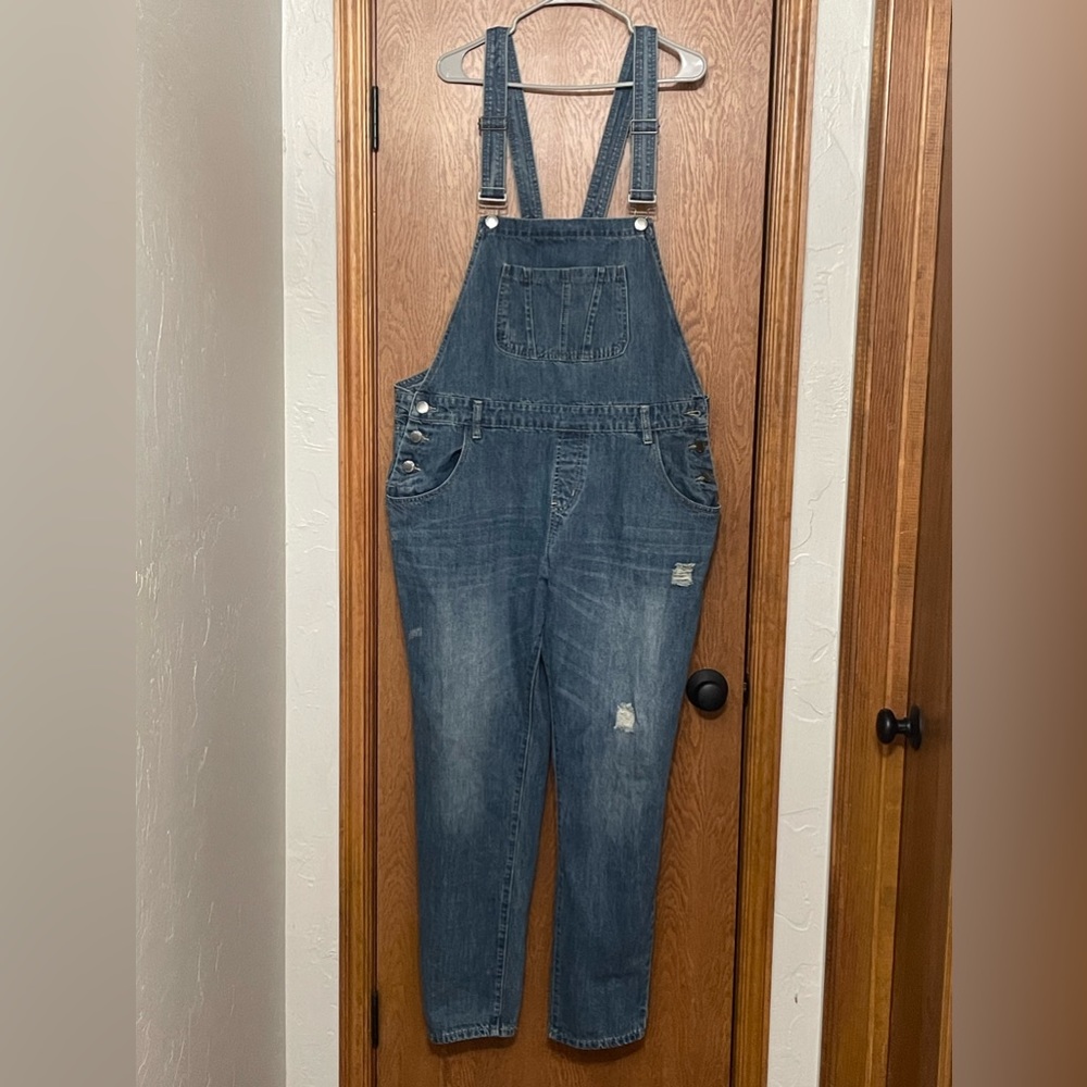 Denim Overalls, City Chic, 18 M, Denim
